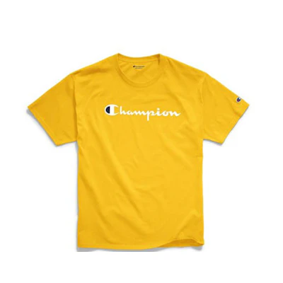 Champion Graphic Logo Tee T ‘Shirt Yellow