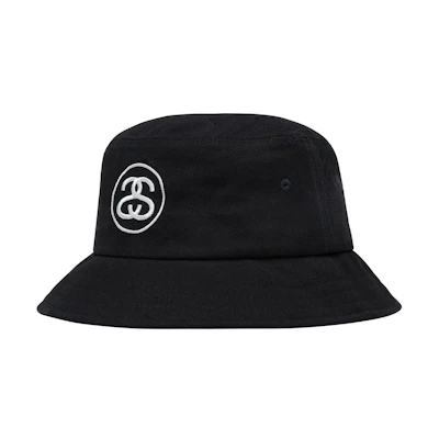 Stussy SS Link Deep Bucket Hat Black