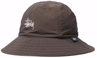 Stussy Reversible Nylon Trail Bucket Brown Stussy Reversible Nylon Trail Bucket Brown
