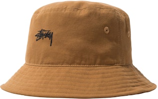 Stussy Stock Canvas Bucket Hat Bronze Stussy Stock Canvas Bucket Hat Bronze