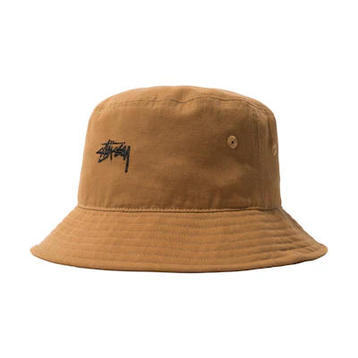 Stussy Stock Canvas Bucket Hat Bronze
