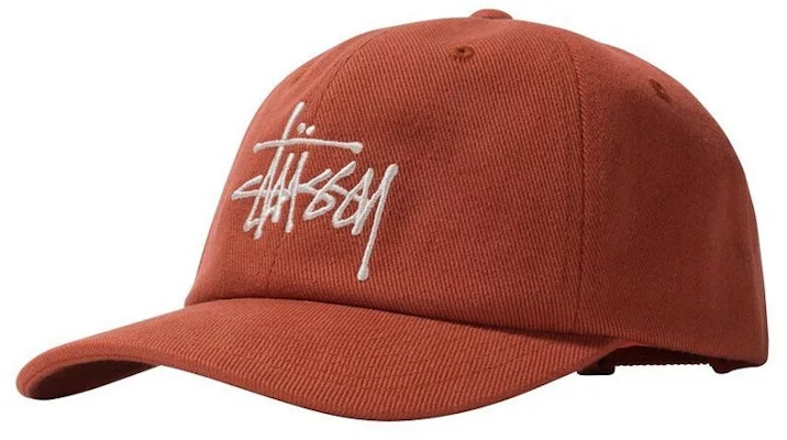 Stussy Big Logo Twill Low Pro Cap Orange Buy Stussy Big Logo Twill Low Pro Cap Orange