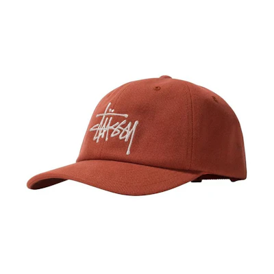 Stussy Big Logo Twill Low Pro Cap Orange