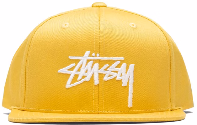 Stussy Stock Cap Yellow Buy Stussy Stock Cap Yellow
