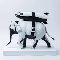 Medicom Toy Elephant With Bomb Medicom Toy Elephant With Bomb