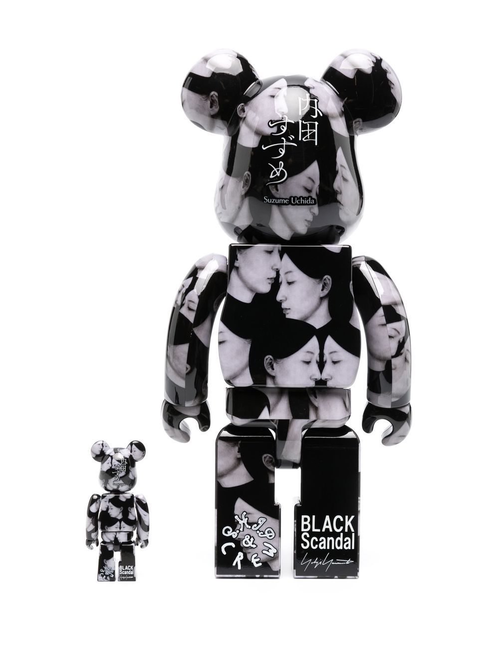 Buy Bearbrick 黑色醜聞 山本耀司 x 内田すずめ x S.H.I.P&crew 多重自我 100％ 及 400%
