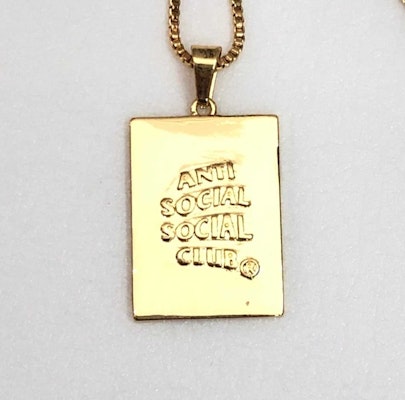 反社會社會俱樂部忠誠 (Allegiance) 20英寸盒式鍊 SS20 14K 鍍金 Buy 反社會社會俱樂部忠誠 (Allegiance) 20英寸盒式鍊 SS20 14K 鍍金