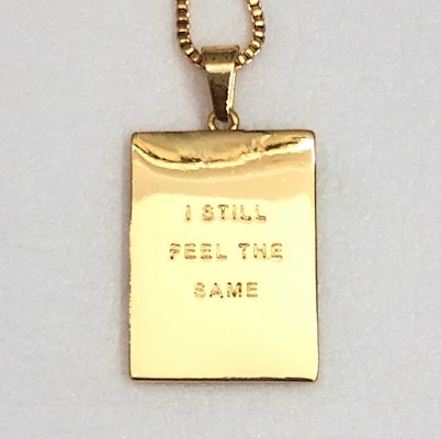 反社會社會俱樂部忠誠 (Allegiance) 20英寸盒式鍊 SS20 14K 鍍金 Order 反社會社會俱樂部忠誠 (Allegiance) 20英寸盒式鍊 SS20 14K 鍍金