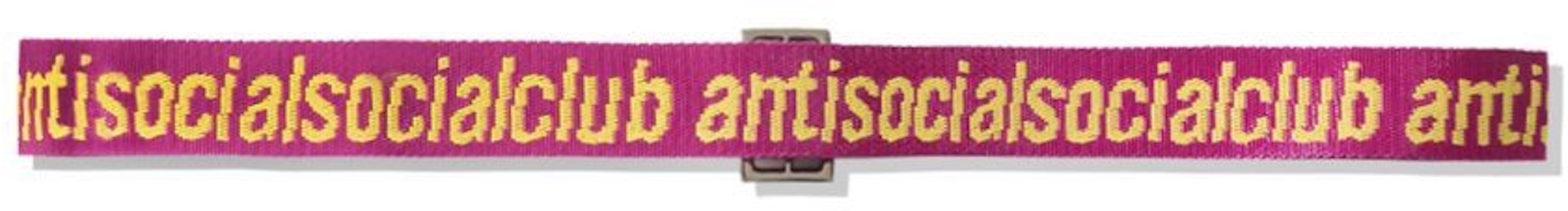 Anti Social Social Club See Right Thru Me Belt 'Pink' Lookbook Anti Social Social Club See Right Thru Me Belt 'Pink'