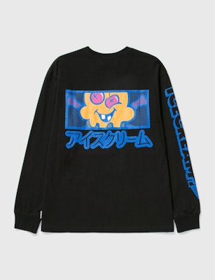Ice Cream Men Cones N Bones Long Sleeve Knit Tee 'Black' Buy Ice Cream Men Cones N Bones Long Sleeve Knit Tee 'Black'