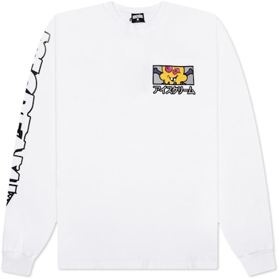 Ice Cream Men Cones N Bones Long Sleeve Knit Tee 'White' Buy Ice Cream Men Cones N Bones Long Sleeve Knit Tee 'White'