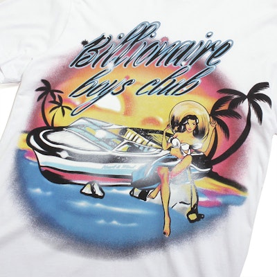 Billionaire Boys Club Men Memories Knit Tee 'Bleach White' Order Billionaire Boys Club Men Memories Knit Tee 'Bleach White'
