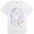 Billionaire Boys Club Men Track Tee 'Bleach White'