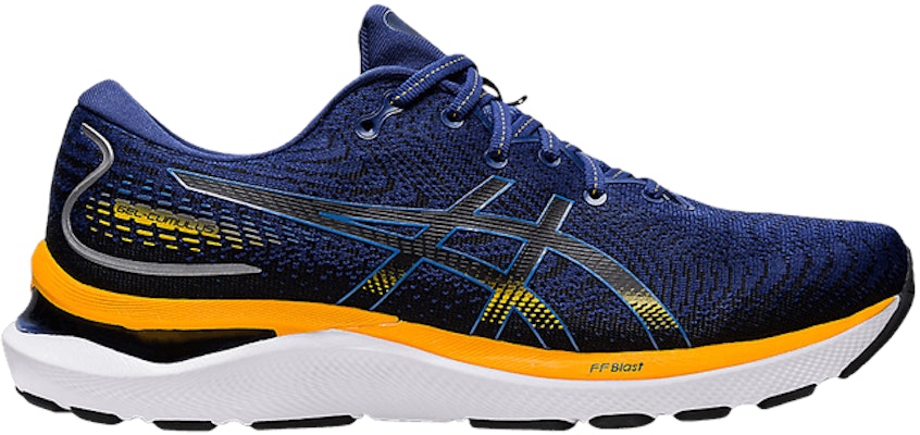 ASICS Gel Cumulus 24 2E Wide Deep Ocean Amber 1011B365 401