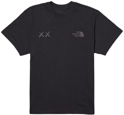 KAWS x The North Face T‑shirt 'Black' - Novelship