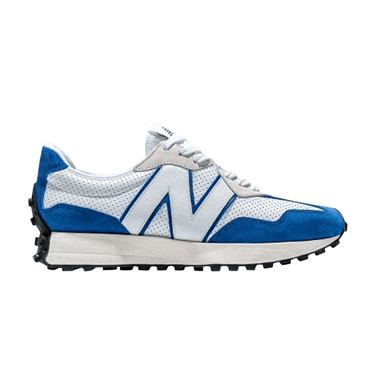 new balance 327 primary blue