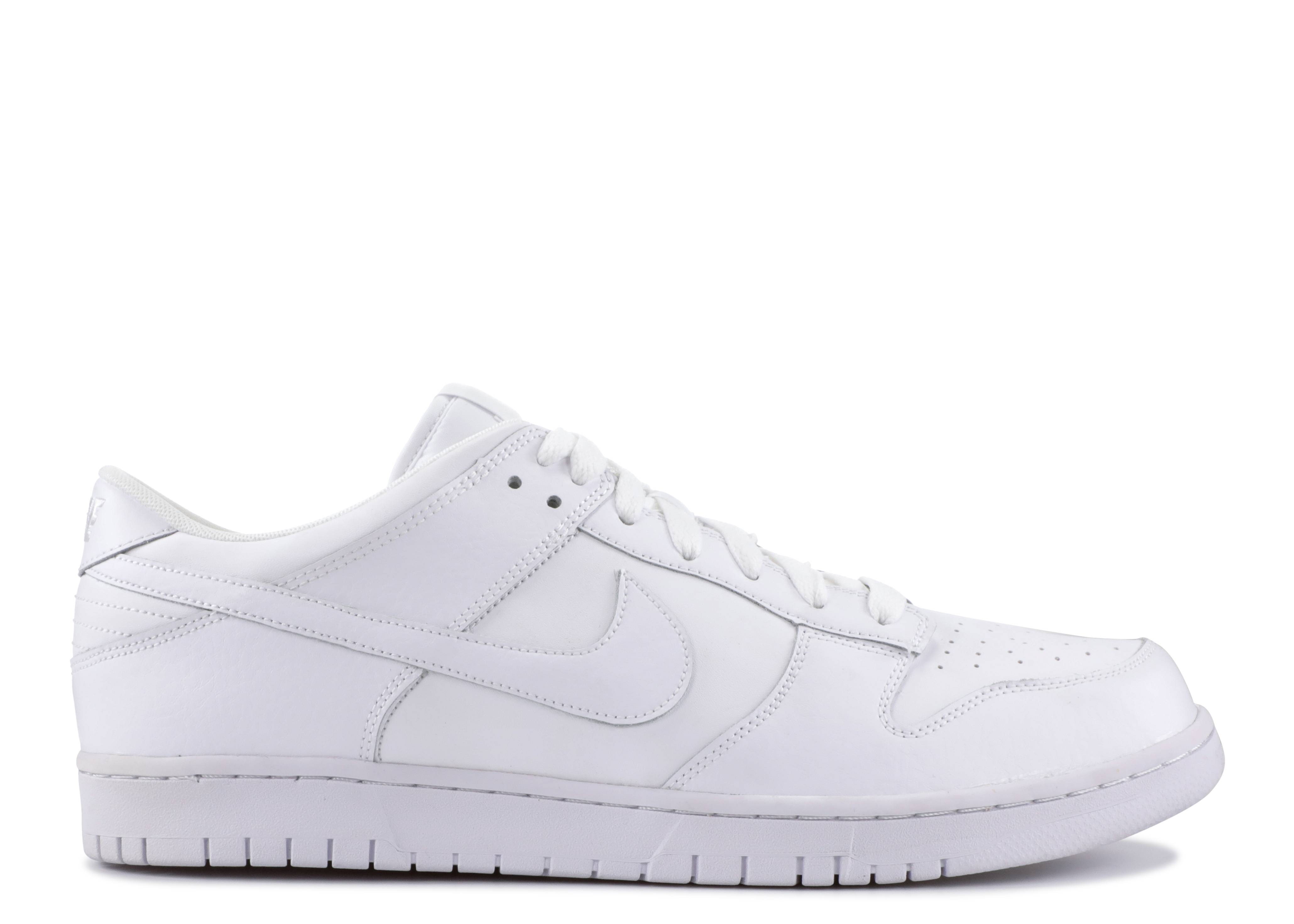dunk low triple white womens