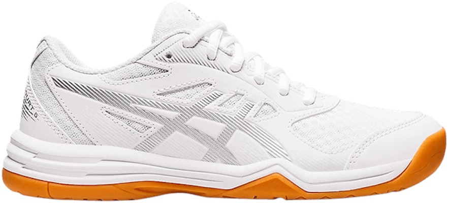 Women ASICS Upcourt 5 White Pure Silver Gum 1072A088 101