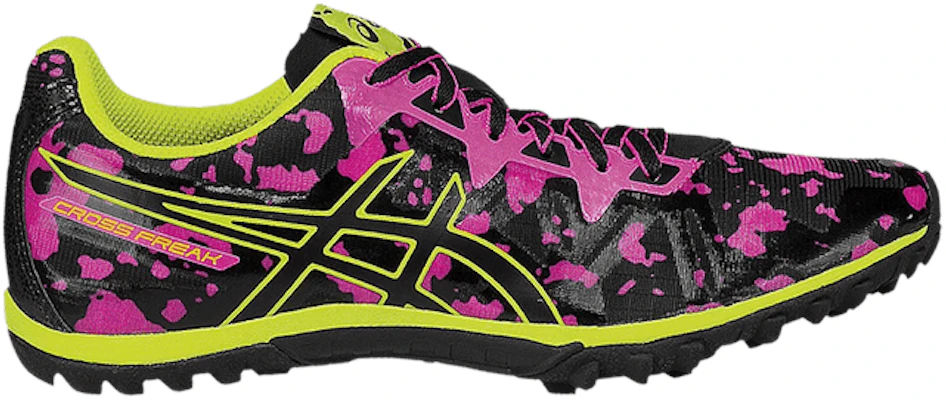 Women ASICS Cross Freak 2 Hot Pink Neon Lime G558Y 2090 G558Y