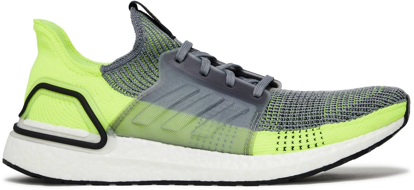 adidas UltraBoost 19 Grey Yellow EF1343 EF1343 Novelship