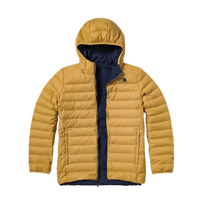 TNF Manchuria Hooded RV Jacket 'Yellow/Navy' (Asia Size)