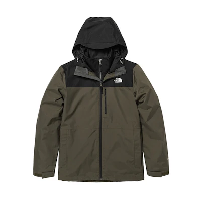 TNF Keeru Triclimate Jacket 'Green Black' (Asia Size)