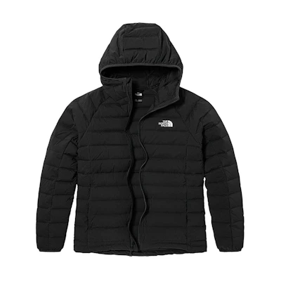 TNF Belleview Stretch Down Hoodie 'Black' (Asia Size)