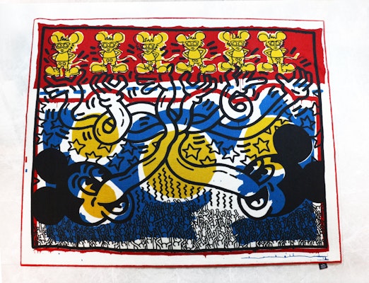 Keith Haring x Disney Rug 'Blue' Buy Keith Haring x Disney Rug 'Blue'