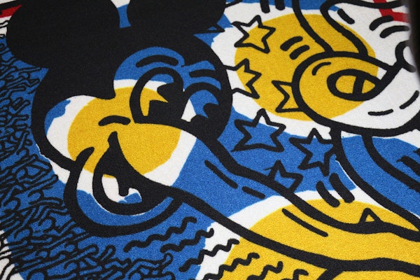 Keith Haring x Disney Rug 'Blue' Order Keith Haring x Disney Rug 'Blue'