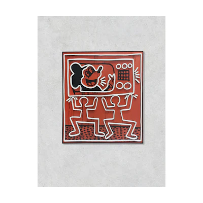 Keith Haring Neon Light Twins