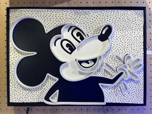 Keith Haring x Disney Neon Light Mickey Buy Keith Haring x Disney Neon Light Mickey