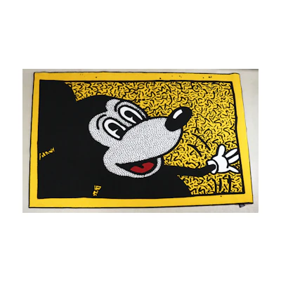 Keith Haring Rug 'Yellow'