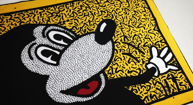 Keith Haring x Disney Rug 'Yellow' Order Keith Haring x Disney Rug 'Yellow'