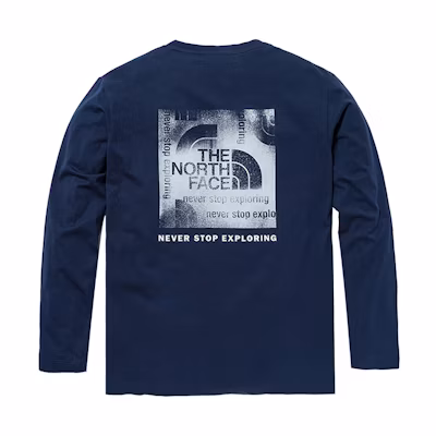 TNF L/S Box Nse Tee (Asia Size)