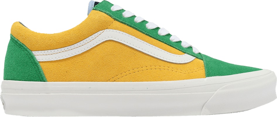 Vans OG Old Skool LX Off The Wall Green Yellow VN0A4P3X02I