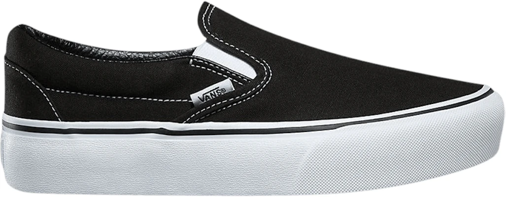 White vans 2025 platform slip on