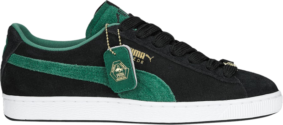 Puma suede classic green 2025 white