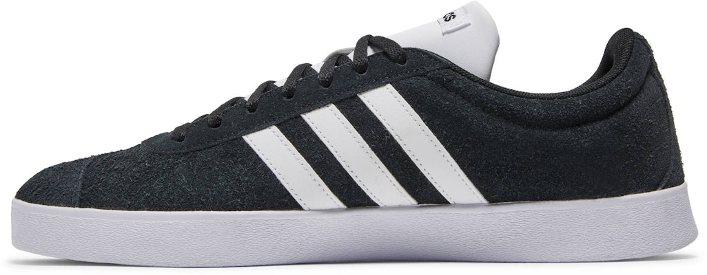 adidas VL Court 2.0 'Black White' DA9853 Lookbook adidas VL Court 2.0 'Black White' DA9853