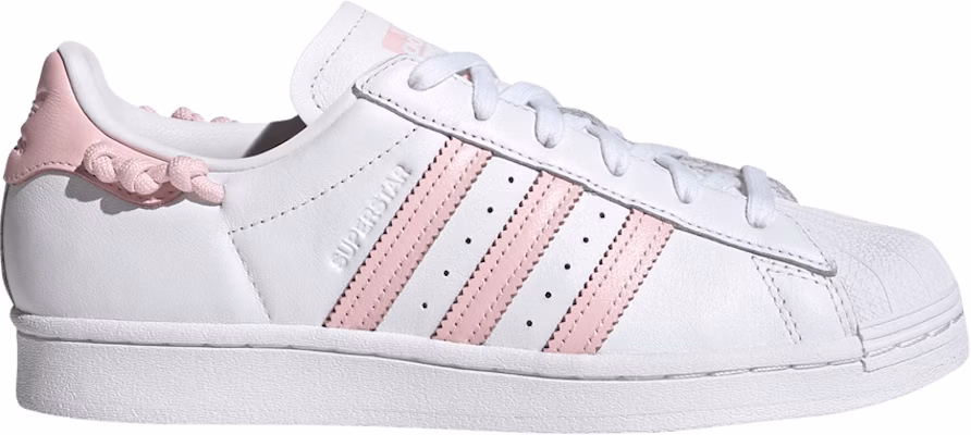 Women adidas Superstar Knotted Rope White Clear Pink GZ3446