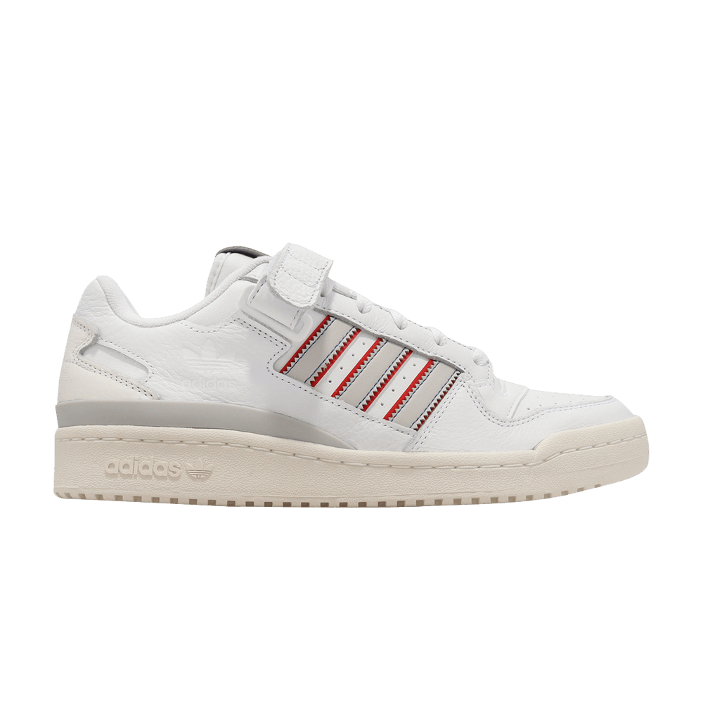 adidas forum low white burgundy