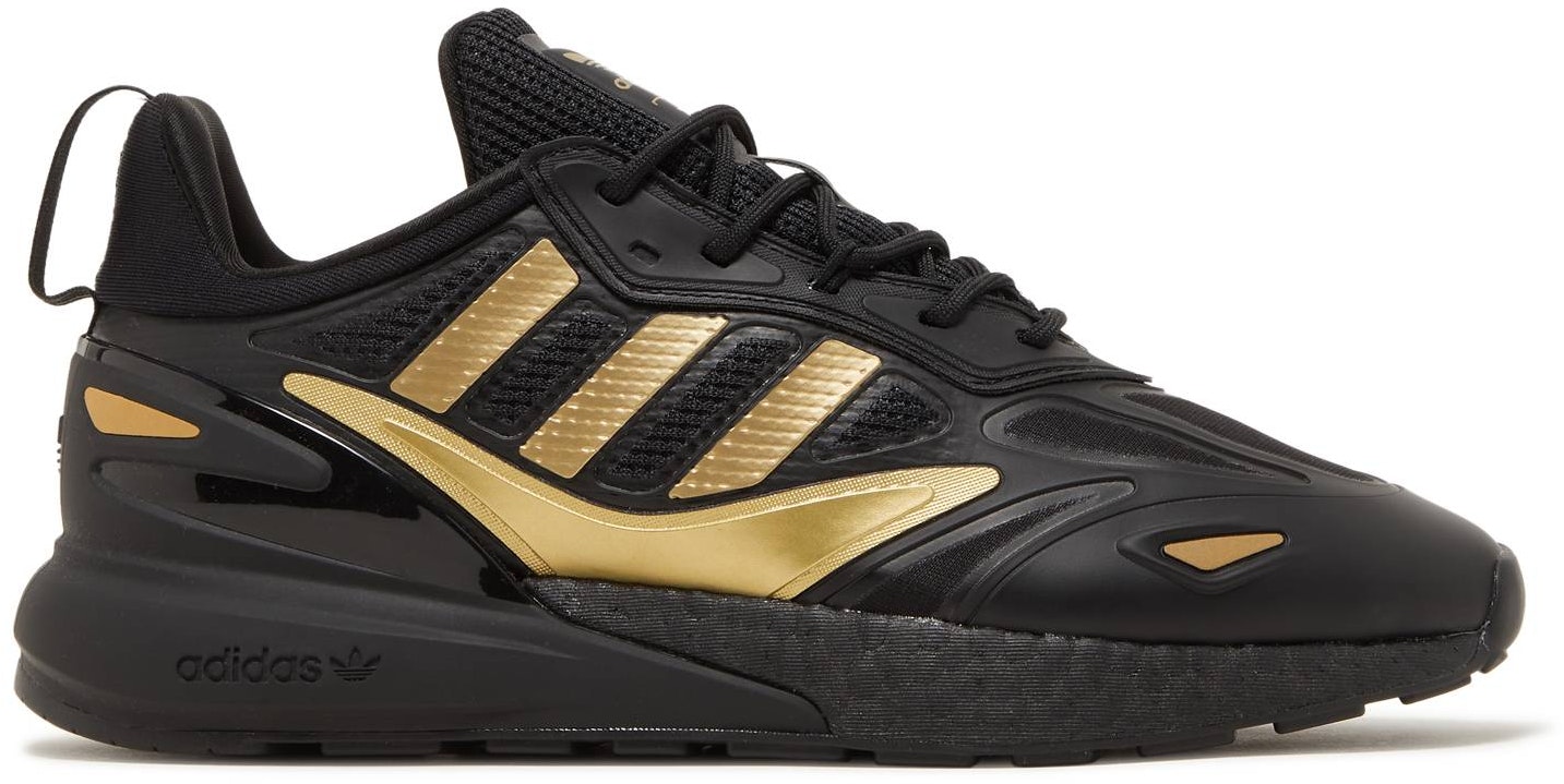 Adidas zx 2025 gold and black