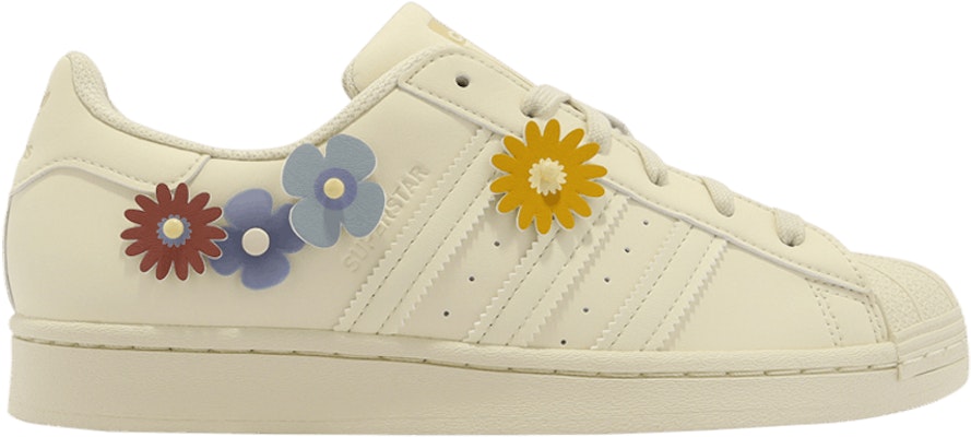 Adidas superstar floral sales gold