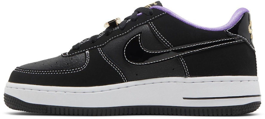 Nike Air Force 1 Low '07 LV8 World Champ Black Purple Sneakers