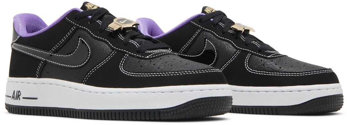 Nike Air Force 1 LV8 GS 'Just Do It!' White Purple