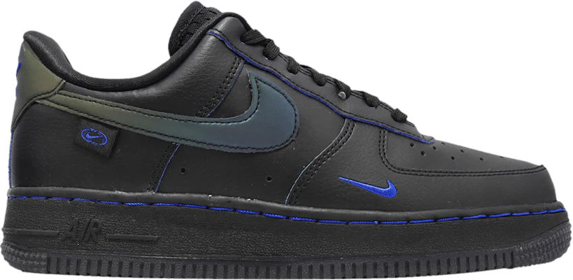 Women Nike Air Force 1 07 LX Worldwide Pack Black Game Royal