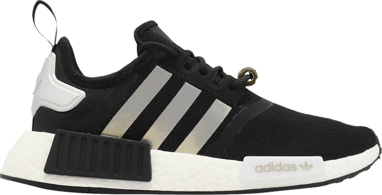 Black iridescent adidas sales shoes