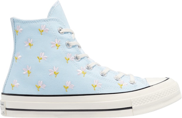 Converse Chuck 70 High 'Embroidered Floral Print ‑ Chambray Blue' (WMNS) -  570917C - Novelship