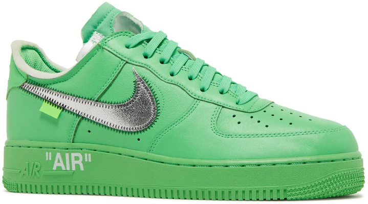 Nike air force 1 2025 low off white green