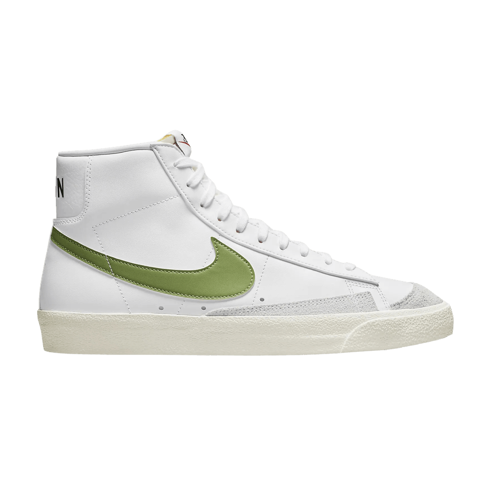 nike blazer mid 77 green and black