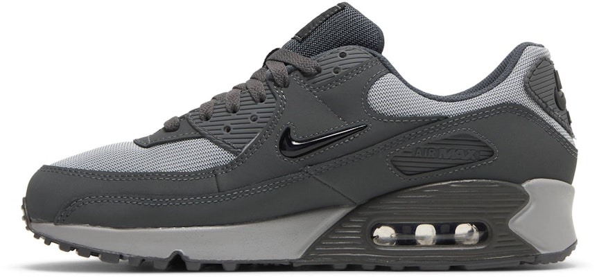 Nike Air Max 90 Jewel 'Greyscale' Lelaki Wanita Kasut Sneakers Kelabu. DX2656-002 Lookbook Nike Air Max 90 Jewel 'Greyscale' Lelaki Wanita Kasut Sneakers Kelabu. DX2656-002